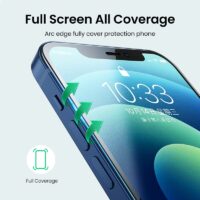 UGREEN Matte Phone Screen Protectors For iPhone 12 Pro Max Full Cover Tempered Glass