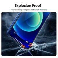 UGREEN Matte Phone Screen Protectors For iPhone 12 Pro Max Full Cover Tempered Glass