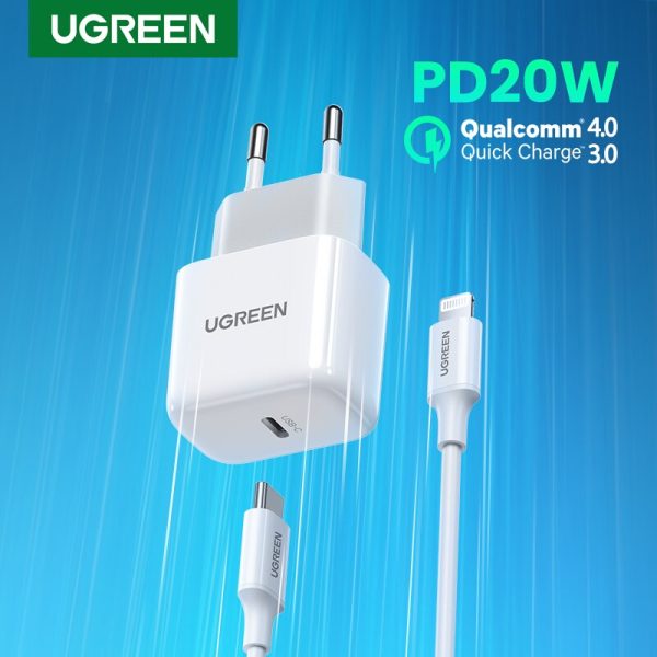 UGREEN Mini PD Charger 20W USB C Charger for iPhone 13