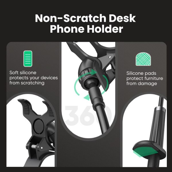 UGREEN Phone Holder Stand Arm Lazy Telephone Stand For iPhone 13