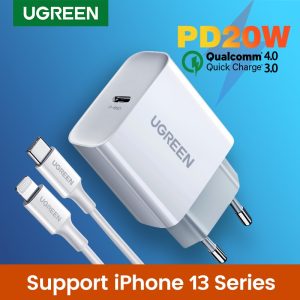 UGREEN Quick Charge 4.0 3.0 QC PD Charger 20W QC4.0 QC3.0 USB Type C