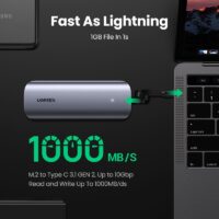 UGREEN SSD Case M.2 NVMe 10Gbps External Hard Drive Enclosure USB Type C 3.1 Gen