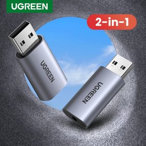 UGREEN Sound Card Usb 3.5mm Audio Interface External Sound Card