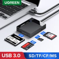 UGREEN USB 3.0 Card Reader SD Micro SD TF CF MS Compact Flash Card Adapter