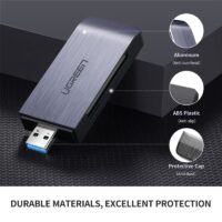 UGREEN USB 3.0 Card Reader SD Micro SD TF CF MS Compact Flash Smart Memory Card Adapter