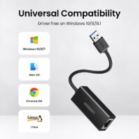 UGREEN USB 3.0 Ethernet Adapter USB 2.0 Network Card to RJ45 Lan