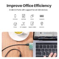 UGREEN USB C HUB 2in1 Type C 3.1 to 2 USB 3.0 5Gbps Splitter For Macbook