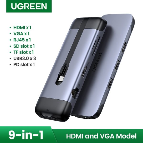 UGREEN USB C HUB Portable Type C to Multi USB 3.0 HUB HDMI Adapter Dock for MacBook