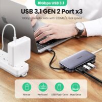 UGREEN USB C HUB USB Type C 3.1 to M.2 B-Key HDMI 4K 60Hz USB 3.1 10Gbps