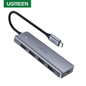 UGREEN USB C Hub 4 Ports USB Type C to USB 3.0 Hub Splitter Adapter for MacBook