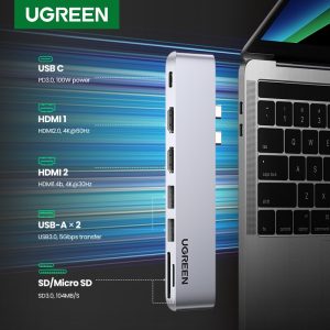 UGREEN USB C Hub For MacBook Pro Air USB Type C HDMI HUB for MacBook