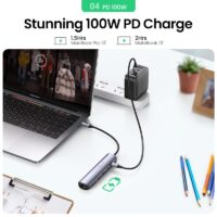 UGREEN USB C Hub Mini Size USB Type C 3.1 to 4K HDMI RJ45 PD USB 3.0 OTG Adapter