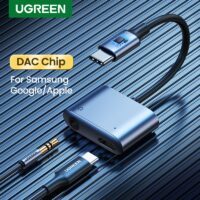 UGREEN USB C to AUX Cable Adapter Type C 3.5mm AUX Earphone Converter