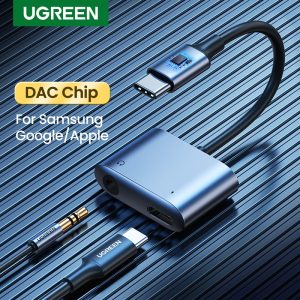 UGREEN USB C to AUX Cable Adapter Type C 3.5mm AUX Earphone Converter