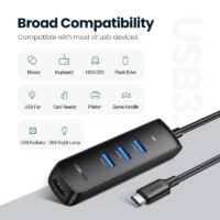 UGREEN USB HUB 3.0 2.0 HUB Ultra Mini 4 Port USB 3.0 Splitter Micro USB Hub Adapter