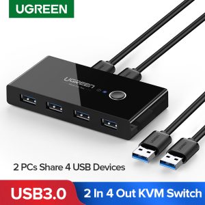 UGREEN USB KVM Switch USB 3.0 2.0 Switcher KVM Switch