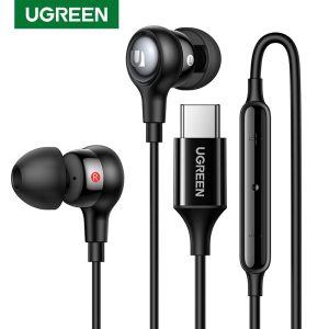 UGREEN USB Type C Earbuds Wired Earphones Microphone