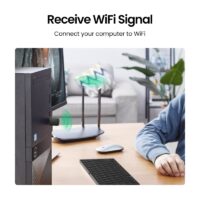 UGREEN Wifi Adapter Wireless Adapter 650Mbps USB WiFi 2.4G & 5G Network Card