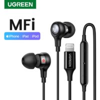 UGREEN Wired Headphones MFi Certified Lightning Earbud