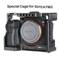 UURig C-A73 Camera Cage for Sony a7iii A7R3 A7M3 Standard Arca-Style Quick Release Plate with Top Handle Grip Sony A7III