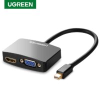 Ugreen 2 in 1 Thunderbolt 1/2 Mini DP to HDMI VGA Cable Adapter