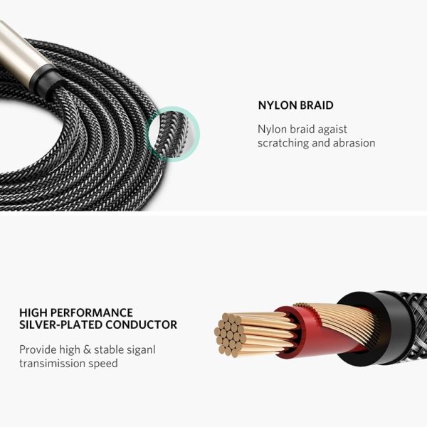 Ugreen 3.5mm to 6.35mm Adapter Aux Cable