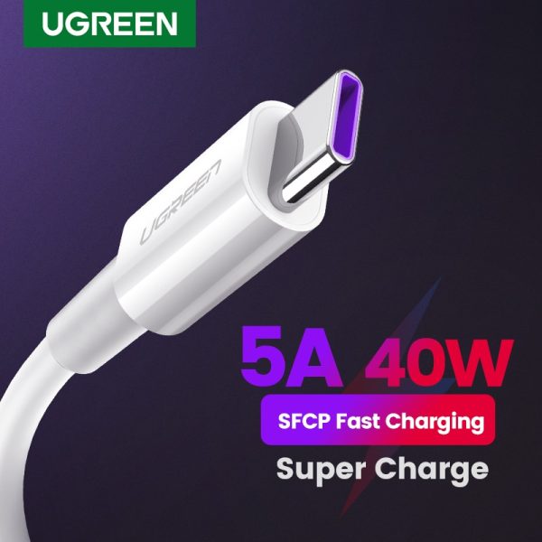 Ugreen 5A USB Type C Cable Fast Charger Data Type-C Supercharge USB Type C Cable