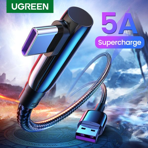 Ugreen 5A USB Type C Cable Fast Supercharge 40W USB C Quick Charge