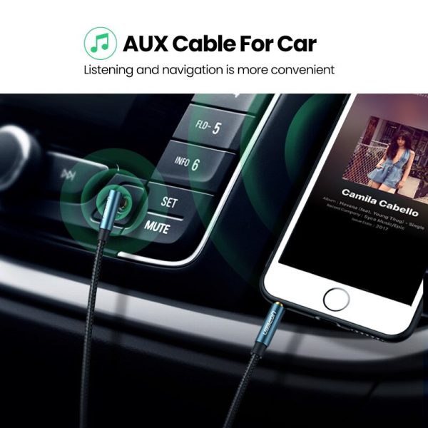 Ugreen Audio Jack 3.5mm Aux Cable Male to Male Aux Cable 3.5mm Jack Audio Cable