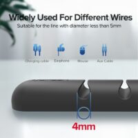 Ugreen Cable Organizer Silicone USB Cable Winder Flexible Cable