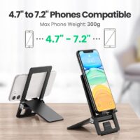 Ugreen Cell Phone Stand for Desk Adjustable Phone Holder Dock for iPhone 13