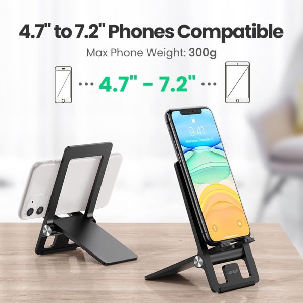 Ugreen Cell Phone Stand for Desk Adjustable Phone Holder Dock for iPhone 13