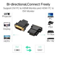 Ugreen DVI to HDMI Adapter Bidirectional DVI-D 24 1 Male to HDMI Female Cable