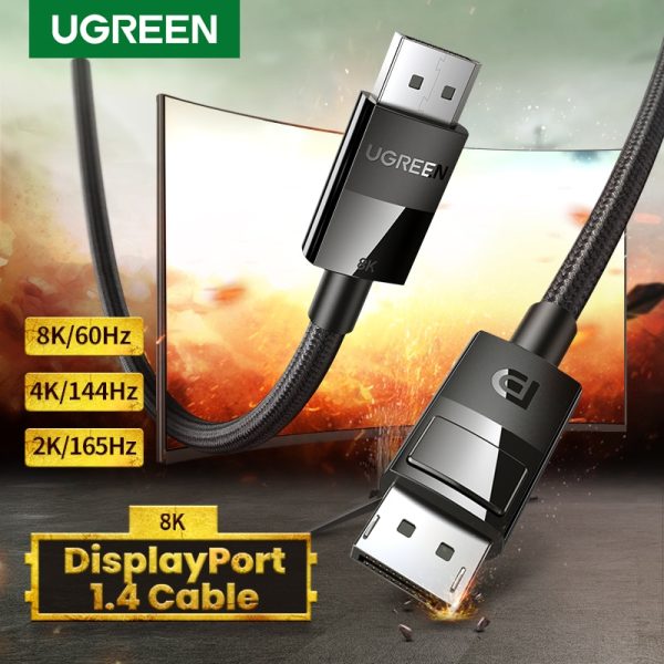 Ugreen Displayport for Xiaomi Mi Box 8K/60Hz DisplayPort 1.4 Cable