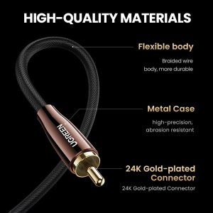 Ugreen-HiFi-5-1-SPDIF-RCA-to-RCA-Male-to-Male-Coaxial-Cable-Stereo-Audio-Cable-1