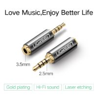 Ugreen Jack 3.5 mm to 2.5 mm Audio Adapter 2.5mm Male to 3.5mm Female Plug Connector