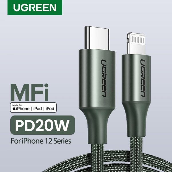 Ugreen MFi USB C to Lightning iPhone Charger Cable for iPhone 13