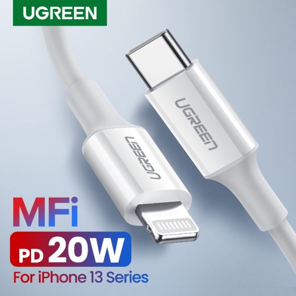 Ugreen MFi USB Type C to Lightning Cable for iPhone 13 Mini Pro Max 8 PD