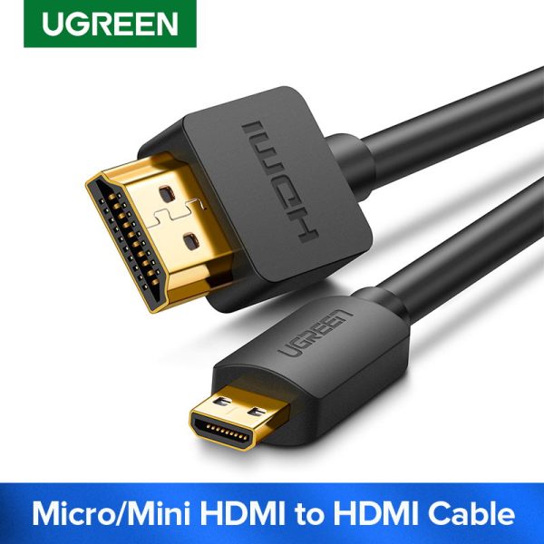 Ugreen Micro HDMI 4K/60Hz 3D Effect Micro Mini HDMI to HDMI Cable