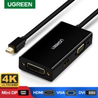 Ugreen Mini DisplayPort to HDMI VGA DVI Adapter Thunderbolt 2 HDMI Converter