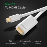 Ugreen Mini Displayport to HDMI Cable 4K Thunderbolt 2 HDMI Converter