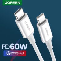 Ugreen PD 60W USB C to USB Type-C Cable QC4.0 3.0 Fast Charge Data Cable