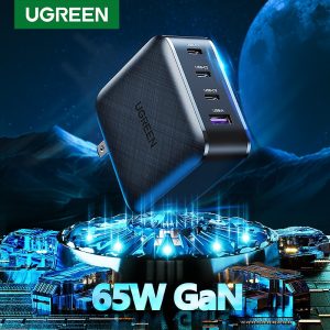 Ugreen PD 65W Charger GaN USB Type C Charger US for Apple MacBook Air