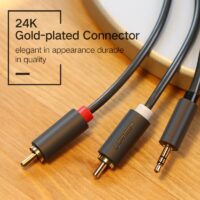 Ugreen RCA 3.5mm jack Cable 2 RCA Male to 3.5 mm Male Audio Cable