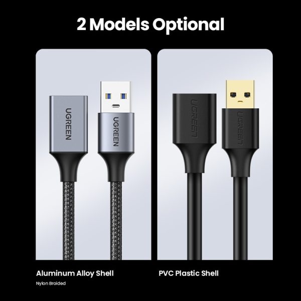 Ugreen USB 3.0 Cable USB Extension Cable Male to Female Data Cable