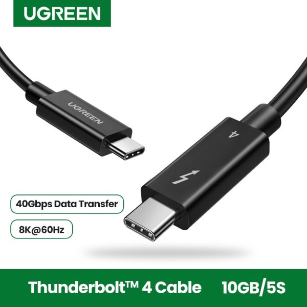 Ugreen USB C Cable PD 100W 8K/60Hz Thunderbolt 4 USB C to USB C 40Gbps