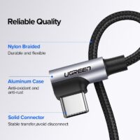 Ugreen USB C Cable for Samsung S9 S10 Plus Quick Charge 3.0 Right