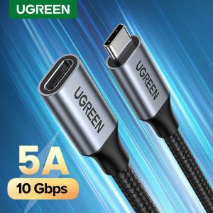 Ugreen USB C Extension Cable Type C Extender Cord USB-C Thunderbolt 3