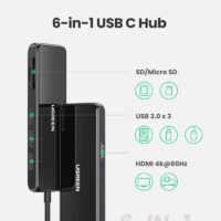 Ugreen USB C HUB 4K@60Hz/30Hz Type-C to HDMI Multi USB 3.0 Adapter