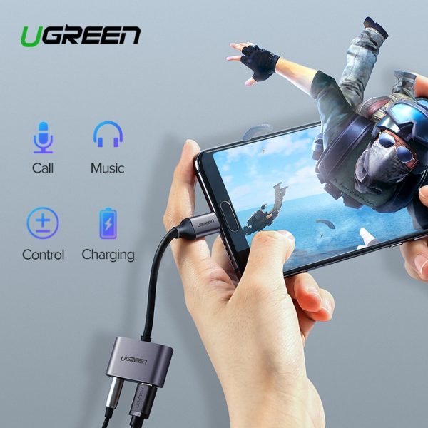 Ugreen USB C to Jack 3.5 Type C Cable Adapter USB Type C 3.5mm AUX